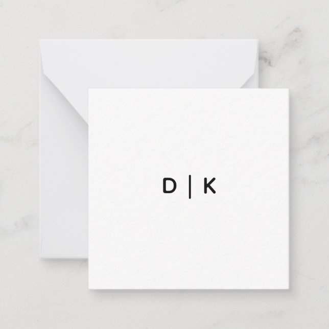 2,5" x 2,5" Platt Notkort Anteckningskort (Framsida)