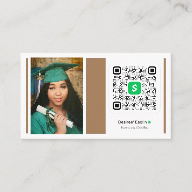 2,5 x 2,5-tums visitkort tilläggskort (Framsida)