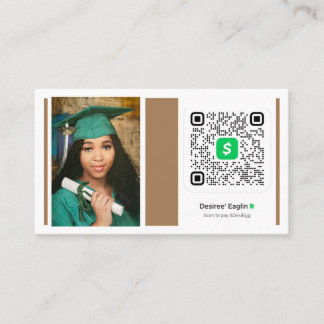 2,5 x 2,5-tums visitkort tilläggskort