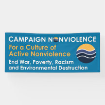 2.5x6 Kampanj-banderoll för icke-våld