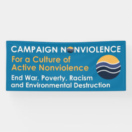 2.5x6 Kampanj-banderoll för icke-våld