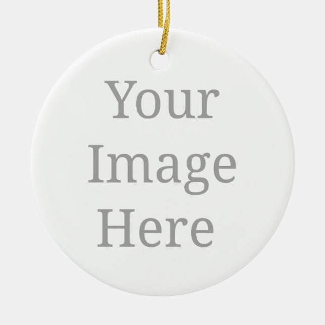 2,87" diameter julgransprydnad keramik (Framsidan)
