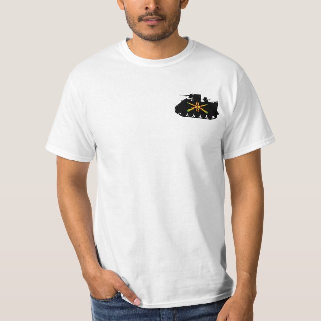2/8. Inf. VSR korsad gevär & skjorta M113 Tee Shirt (Framsida)