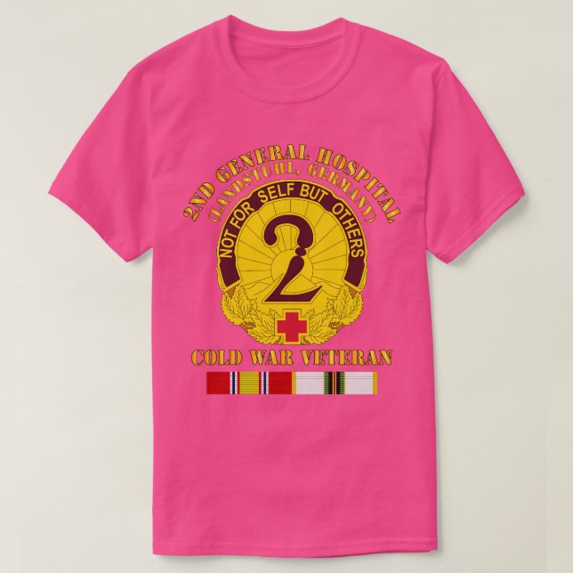 2:a allmänna sjukhuset Landstuhl FRG med KALL SVC T Shirt (Design framsida)