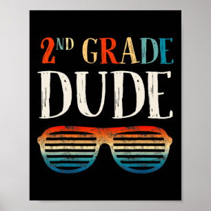 2:a andra Klass-killen Sungles Back to school Boys Poster