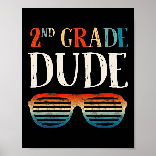 2:a andra Klass-killen Sungles Back to school Boys Poster (Framsidan)