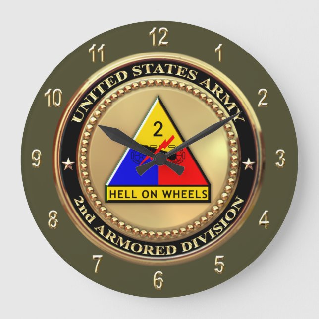 2:a Armor-divisionen Stor Klocka (Framsida)
