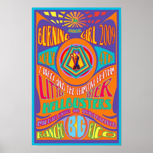 2:a årsdagen för bränning 2009 Poster (Framsidan)