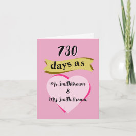 2:a årsdagen för bröllop-bomull, andra månaden kort