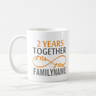 2:a årsdagen & Mrs Infinity Personlig Kaffemugg