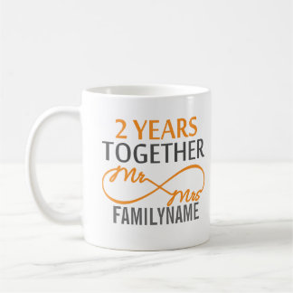 2:a årsdagen & Mrs Infinity Personlig Kaffemugg