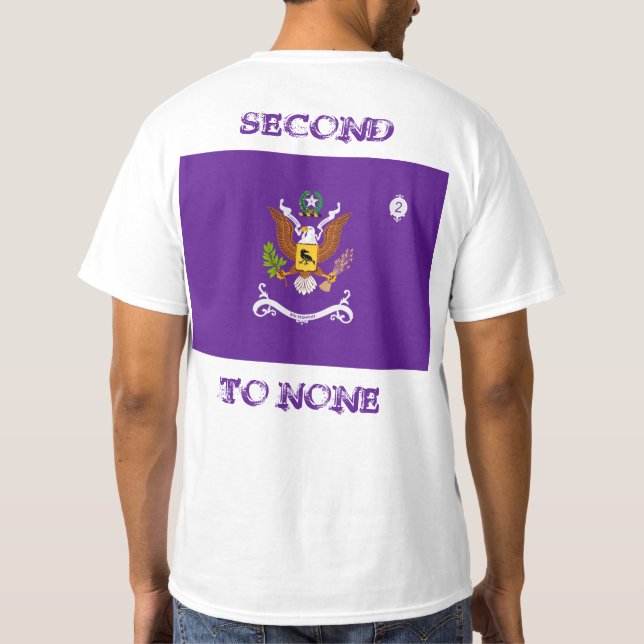 2:a bataljonen 8:e regementet Texas Statsgarde T Shirt (Baksida)