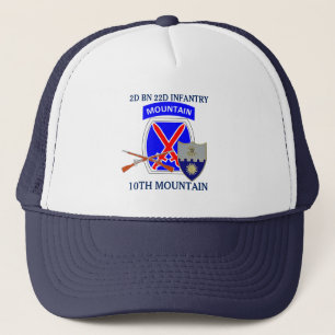 2:A BATTALIONEN 22:E INFANTERINGEN 10:E MOUNTAINHE TRUCKERKEPS