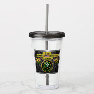 2:a beväpnade kavalleriregementet "Alltid Redo" Take Away Mugg