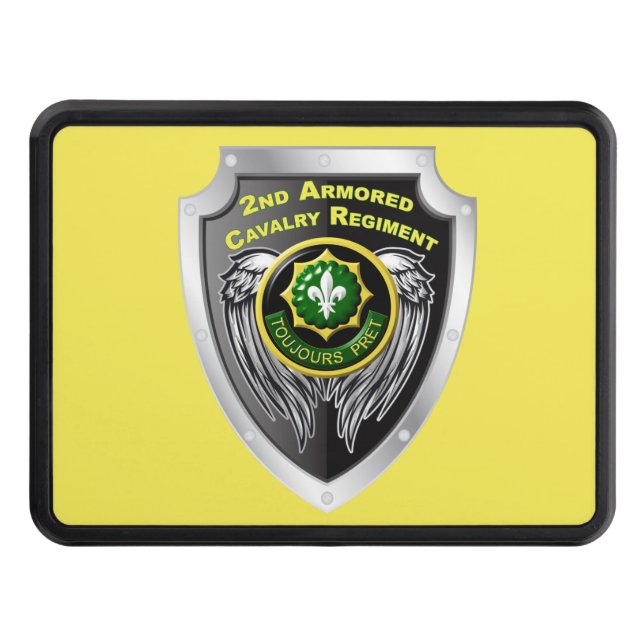 2:a beväpnade kavalleriregementet dragkroksskydd (Framsidan)