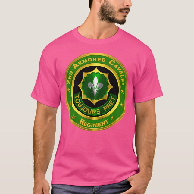 2:a beväpnade kavalleriregim t shirt (Framsida)