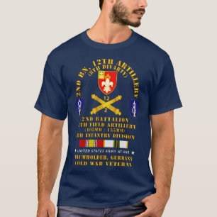 2:a Bn 12:e Artilleri 105155mm 8:e ID Baumholder G T Shirt