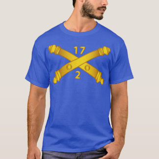 2:a BN 17:e Fält-artilleriet Regt wo Txt T Shirt