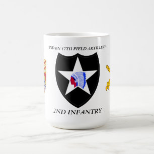 2:A BN 17:e FÄLT-DELARERI 2:E INFANTERINGEN Kaffemugg