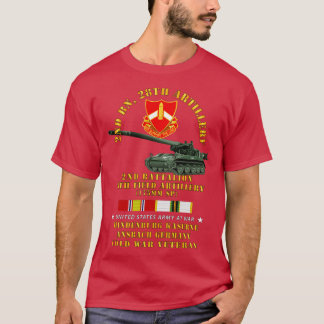 2:a Bn 28:e artilleriet 175 mm Hindenburg Ansbach T Shirt