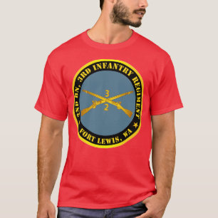 2:a BN 3:e infanteriregim Ft Lewis WA w Inf Bra T Shirt