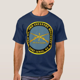 2:a BN 3:e infanteriregimen Ft Lewis WA den gamla T Shirt
