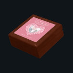 2:a bröllop-årsdagen av foto- och fosterpresentati minnesask<br><div class="desc">Graphic ro kvartz rosa pärlor hjärteffekt bevarar trinket presentbox. Perfekt för att visa upp en speciell extra-gåva till din fru på en speciell andra eller femte bröllop-årsdag eller vid andra särskilda tillfällen. Anpassningsbar med ditt eget foto ord och eget data. Designad av Sarah Trett för www.mylittleeden.com</div>