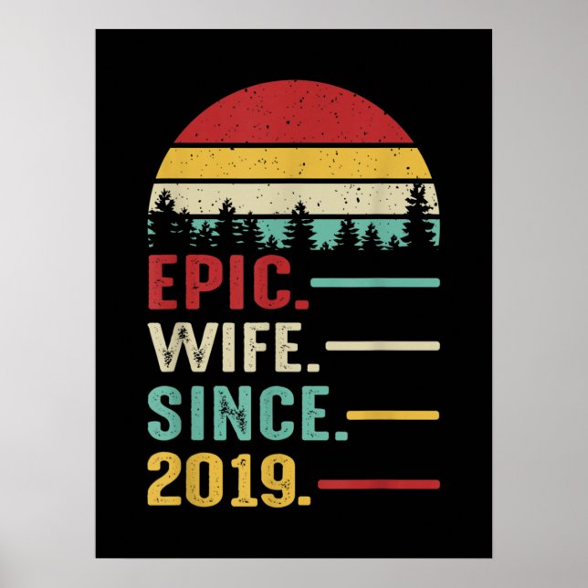 2:a Bröllop-årsdagen av hennes Epic-fru Poster (Framsidan)