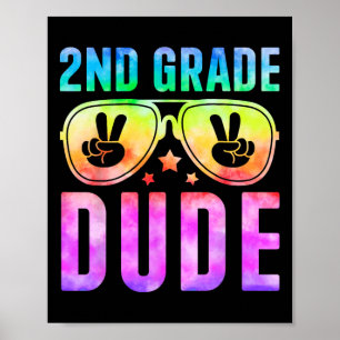 2:a Coolan Klass, Tie Dye Back to school 2:a Poster