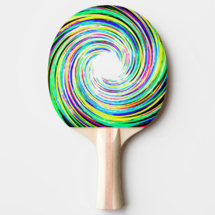 2:a Färgaden Spark Swirl Ping Pong Paddle Pingisracket