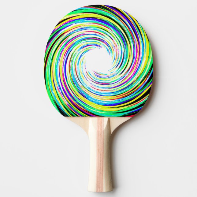 2:a Färgaden Spark Swirl Ping Pong Paddle Pingisracket (Framsidan)