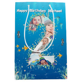 2:a födelsedag - fotokollage under havet