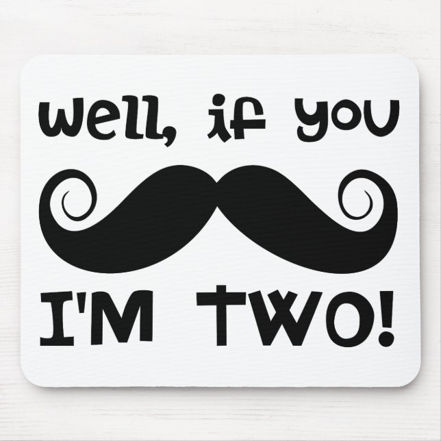2:a födelsedag Mustache Musmatta (Framsidan)