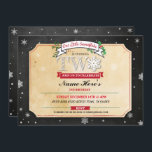 2:a födelsedag Party 2 Två vintern Festive Ice Inb Inbjudningar<br><div class="desc">Winter Wonderland 2:a födelsedagen inbjudan,  perfekt för 2:a födelsedagen. Ändra bara texten till kostym i party. Utskrift bakåt ingår.</div>