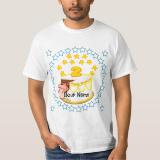 2:a födelsedag Party: T-shirts med födelsedag