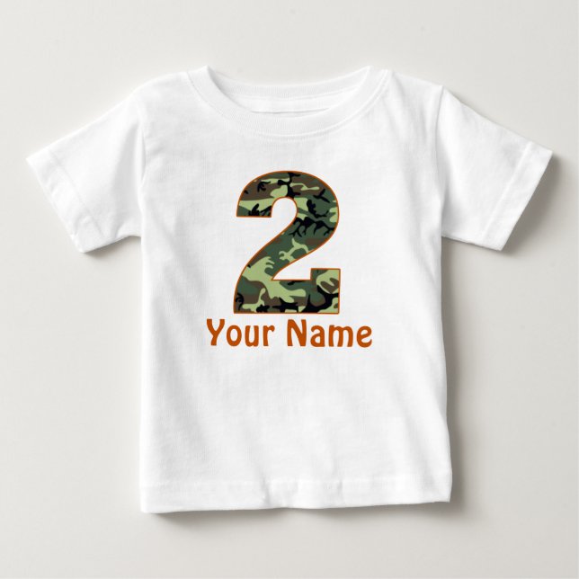 2:a födelsedag - Personlig Tee (Framsida)