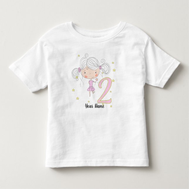 2:a födelsedag Princess T-shirt (Framsida)