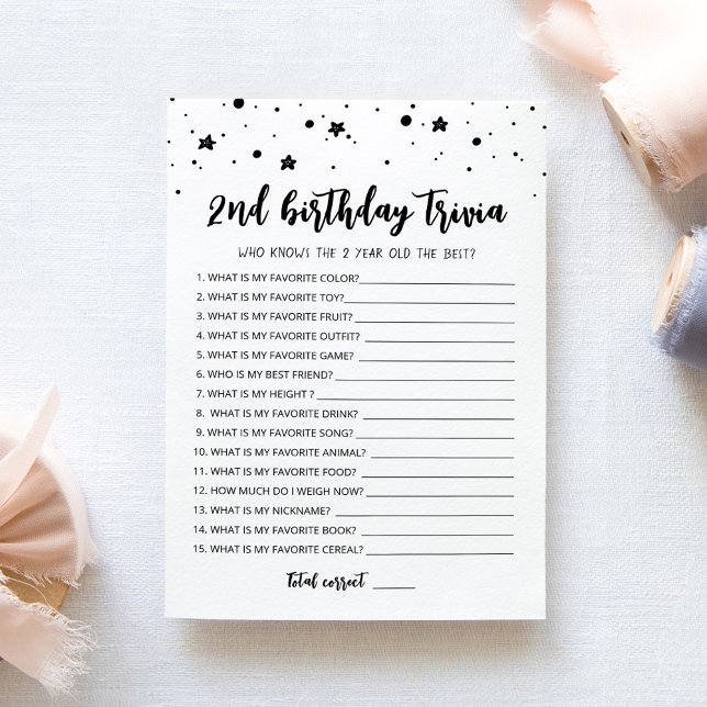 2:a födelsedag - redigerbart spelkort inbjudningar (Skapare uppladdad)