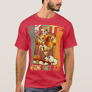 2:a födelsedag Skateboard Älskare Skater Fantastis T Shirt