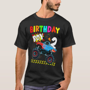 2:a födelsedagan Blaze 2 års gamle monster Lastbil T Shirt