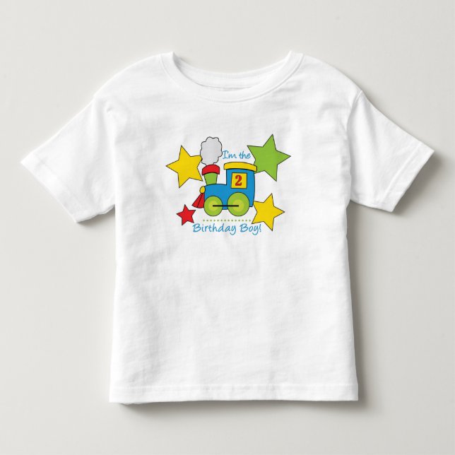 2:a födelsedagelagaren Tåg Shirt Tröja (Framsida)