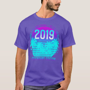 2:a födelsedagen 2019 Vintagen Aesthetic Sunset Ha T Shirt