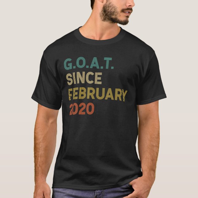 2:a födelsedagen 2 ÅRS GETTER sedan februari 2020 T Shirt (Framsida)