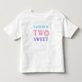 2:a födelsedagen Donut Party Two (w/sprinkles!) T Shirt