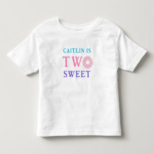 2:a födelsedagen Donut Party Two (w/sprinkles!) T Shirt
