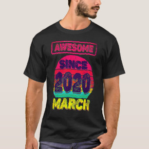 2:a födelsedagen Fantastisk sedan mars 2020 2:a år T Shirt