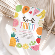 2:a födelsedagen: Frutti Fruit 2:a födelsedagen
