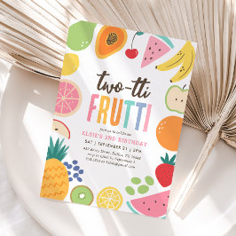 2:a födelsedagen: Frutti Fruit 2:a födelsedagen Inbjudningar