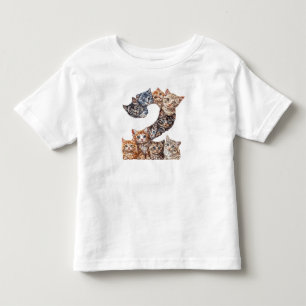 2:a födelsedagen Kittens Katt: 2-åriga barn T Shirt