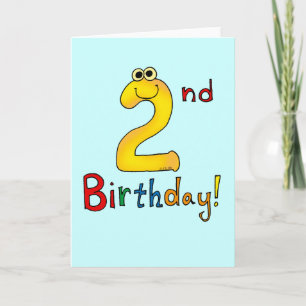 2:a födelsedagen! kort